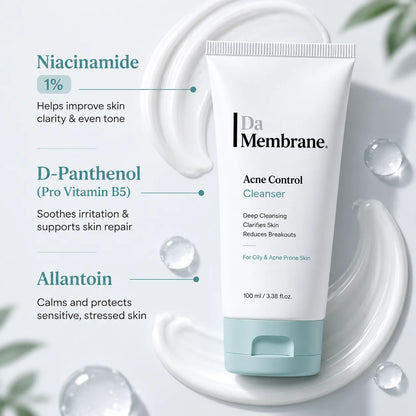 Anti Acne Cleanser with Dermosoft® Decalact MB, Niacinamide, Salicylic Acid - 100ml