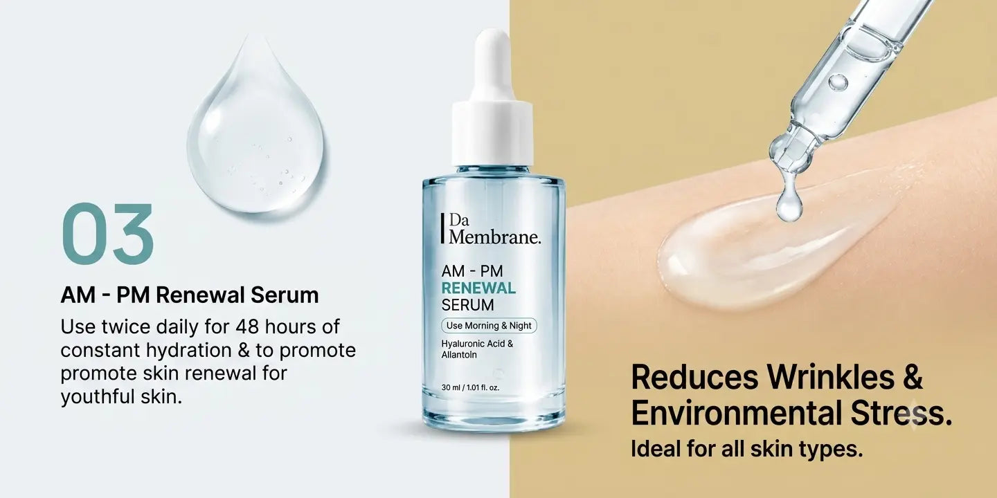 Da Membrane Anti Aging Face Serum with Lanablue®, Aquaxyl™, Niacinamide – 30ml