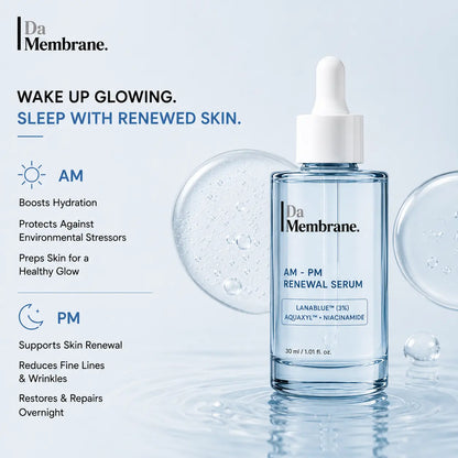 Da Membrane Anti Aging Face Serum with Lanablue®, Aquaxyl™, Niacinamide – 30ml
